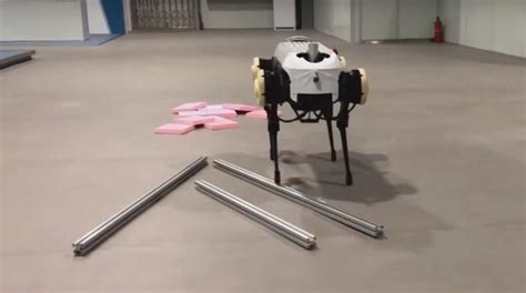 Chinese scientists unveil four-legged robot dog