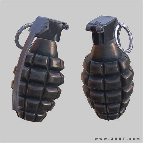 Characters :: Weapons :: Modern firearms HD - Frag grenade