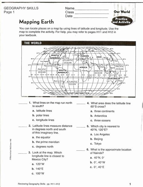 Topographic Map Worksheet Answer Key – Englishworksheet.my.id