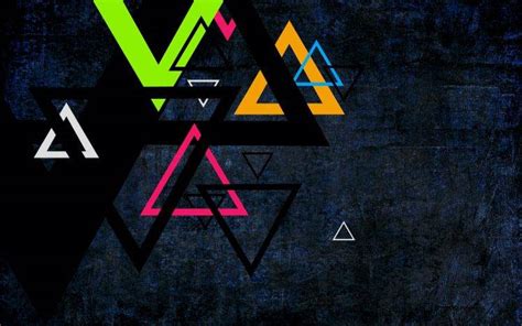 triangle, Colorful, Abstract Wallpapers HD / Desktop and Mobile Backgrounds