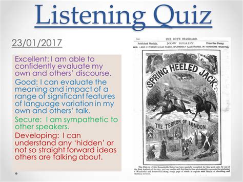 Listening Test and Podcast Analysis: Lore Victorian Myths Legends Horror Gothic - Spring-heeled ...