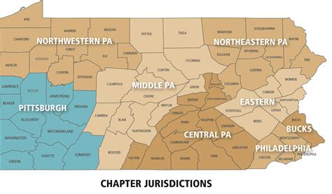 AIA PA Chapter Map - AIA Pittsburgh