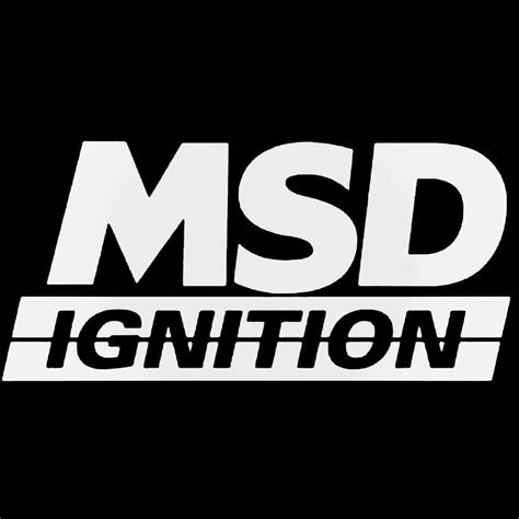 Msd Ignition Vinyl Decal