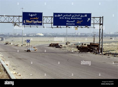 The aftermath of the 1991 Gulf War in Kuwait : the death highway, Mutla ...