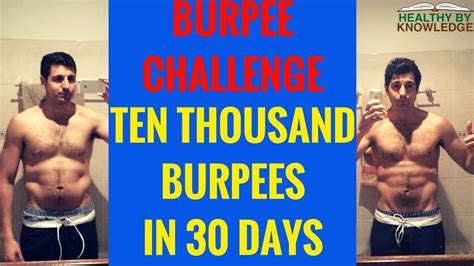 Burpees Challenge Before And After