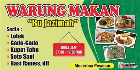 10 Contoh Spanduk Warung Makan Sederhana Tapi Unik Contoh Usaha Kecil - Riset