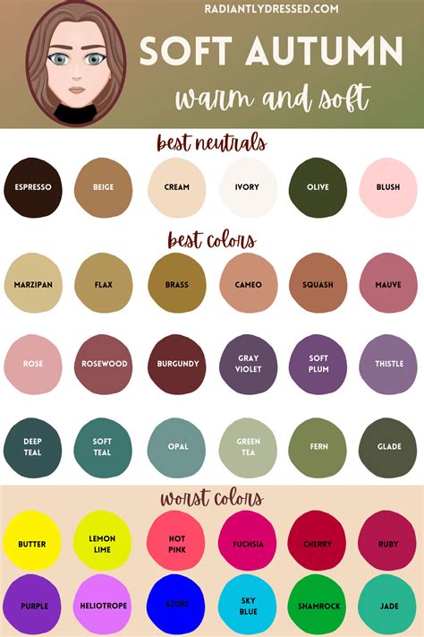 Soft Autumn Color Palette