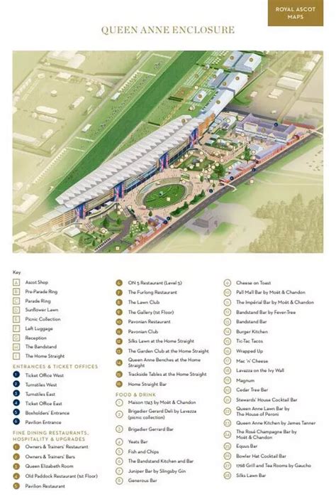 Royal Ascot Enclosure Map