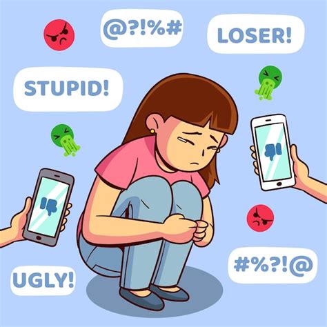 Cyberbullying Animation Bullying - Riset