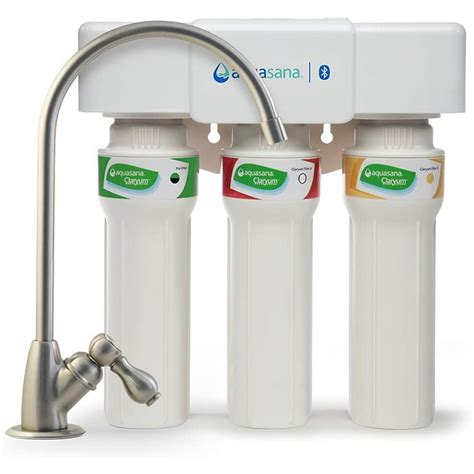 Aquasana Under Sink Water Filter System - 3-Stage Kitchen Counter Claryum Filtration - Filters ...