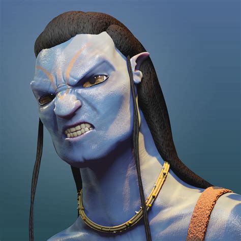 Avatar fan art - Jake Sully - Finished Projects - Blender Artists Community