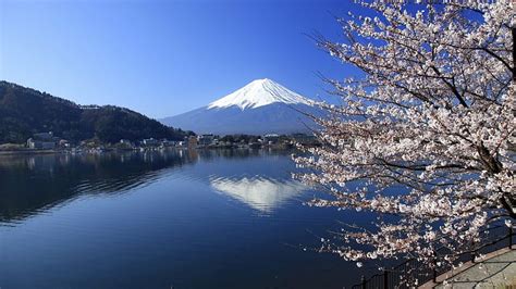 Amazing Japanese landscape, Japan mountains, nature, reflection, Fuji ...