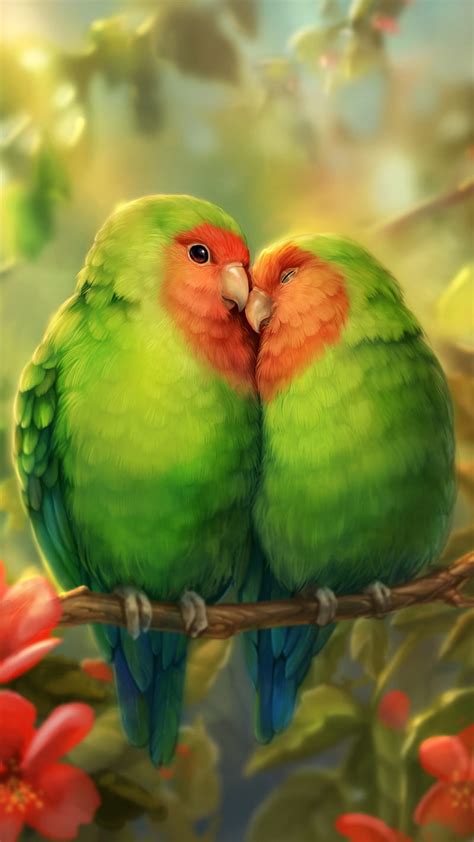 Brotogeris versicolurus green parrot, bird, brotogeris versicolurus, flower, HD wallpaper | Peakpx