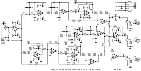 3-Way Active Crossover Circuit Diagram | Super Circuit Diagram