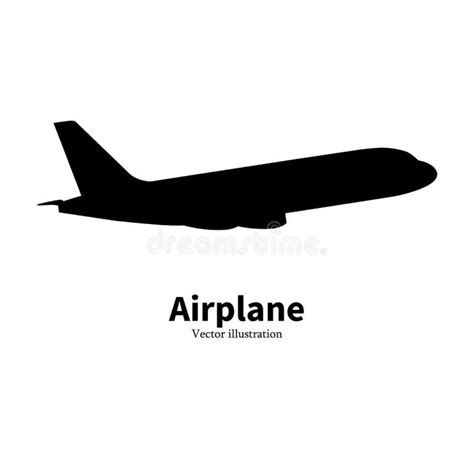 Airplane Side View Silhouette Stock Illustrations – 920 Airplane Side View Silhouette Stock ...