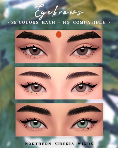 Cartoon Style Genetics Set Part II | northern siberia winds | Tipos de ojos, Sims, Caras