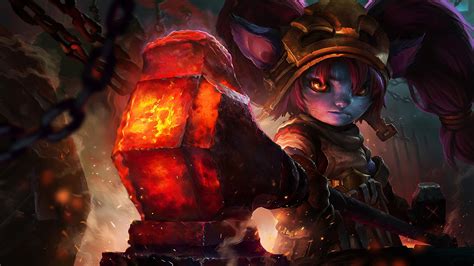 Poppy, LoL, Blacksmith, Splash Art, 4K, #226 Wallpaper PC Desktop