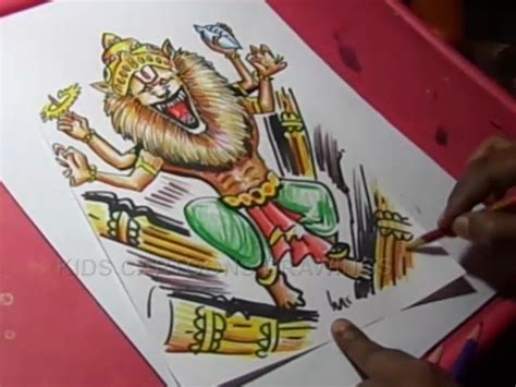 Narasimha Drawing Easy For Kids Step by step drawing tutorial on how to draw a pig for kids easy