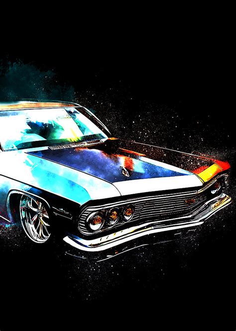 Chevrolet Impala Chevrolet Lowrider Muscle Digital Art by Edgar Dorice - Fine Art America