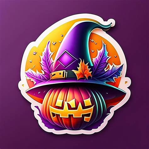 Premium Photo | Halloween sticker