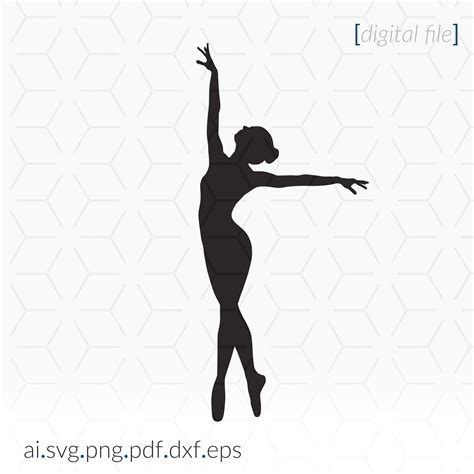 Dancer Silhouette SVG File for Printing Cricut and Cutting - Etsy