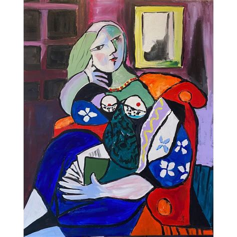 ‘Picasso, Woman with a Book’ | Michael Murphy Scottish Artist