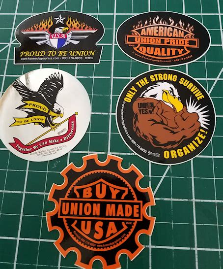 TNT: Hardhat Union Stickers - Five for $3.95