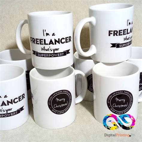 White Mug Printing. No Minimum Order. Philippines Delivery.