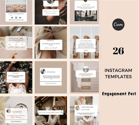 Instagram Post templates Canva