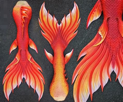 Realistic Mermaid Tails for Swimming Red Mermaid Cosplay Costumes for Teens Girls Birthday Gift