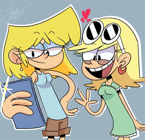 the loud house-fanart- Lori and Leni Loud by T-Whiskers on DeviantArt