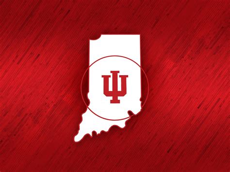 Download Indiana University Bloomington Logo On State Wallpaper | Wallpapers.com