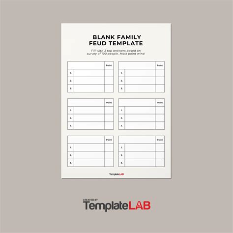 19 Great Family Feud Templates (PowerPoint, PDF & Word) ᐅ TemplateLab