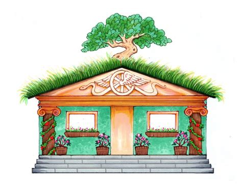 Camp Half-Blood Cabins - Percy Jackson and the Olympians Fan Art (27650252) - Fanpop