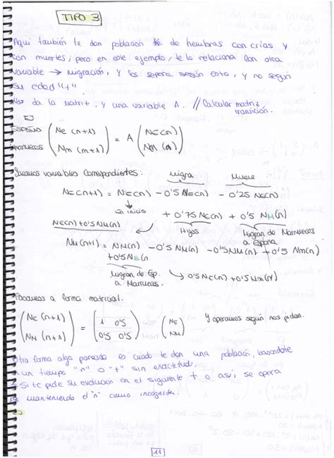 Modelo d poblaciones 5 - Apuntes de Matemáticas - Docsity