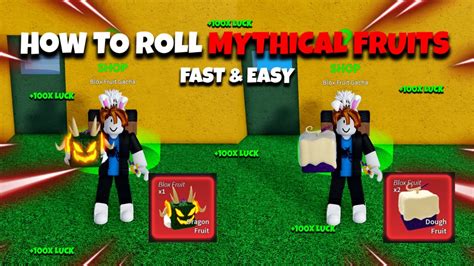 How To Roll Mythical Fruits *Fast & Easy* | Blox Fruits - YouTube