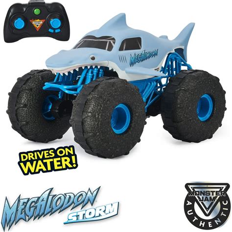 Monster Jam, Official Megalodon Storm All-Terrain Remote Control ...