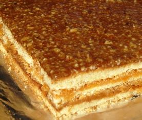 Apple Torte with Caramel-Nut Glaze - Recipe