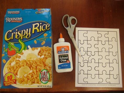 Diy Recycled Cereal Box Puzzle · How To Make A Puzzle · Papercraft on Cut Out + Keep