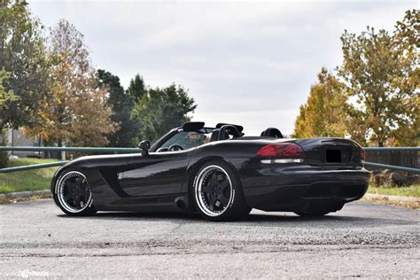 A Touch of Style on Black Convertible Dodge Viper's Face — CARiD.com ...