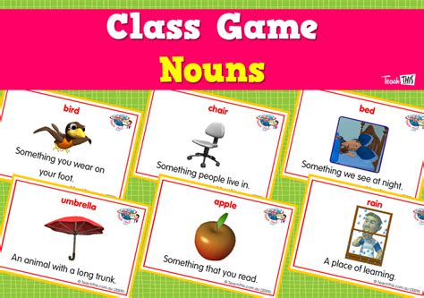 Class Game - Nouns :: Teacher Resources and Classroom Games :: Teach This