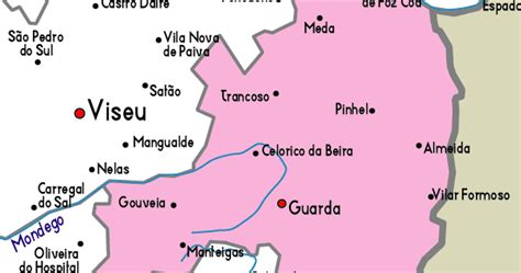 Guarda Mapa da Cidade | Mapa Regional da Região de Portugal Brasil