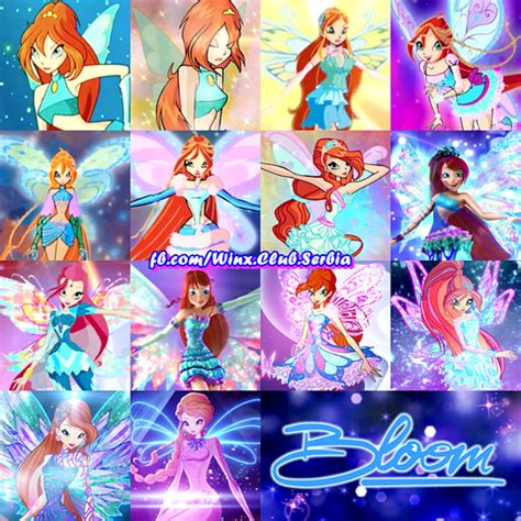 All Bloom's transformations, from Magic Winx to Onyrix! :) Which one do ...