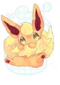 Chibi Flareon - Flareon Fan Art (40148155) - Fanpop