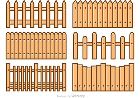 Picket Fence Cartoon Vectors 87729 Vector Art at Vecteezy