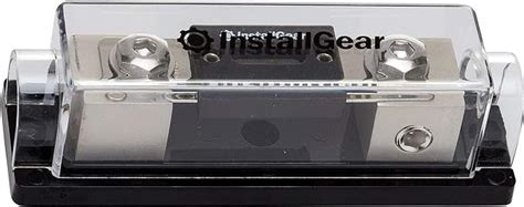 Amazon.com: InstallGear 0/2/4 Gauge AWG in-Line ANL Fuse Holder with ...