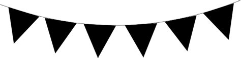 Free Black And White Pennant Banner Clipart, Download Free Black And White Pennant Banner ...