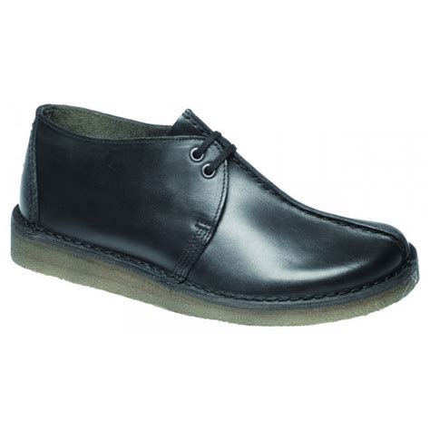 Clarks Desert Trek Black Leather – RenniesTT