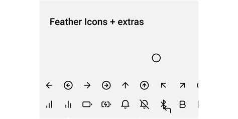 Feather icons + Extras (Community) (Community) (Community) | Figma