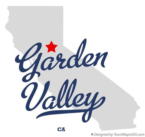 Map of Garden Valley, CA, California